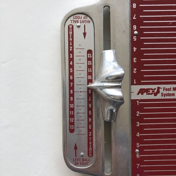 APEX Foot Measuring System 1131W Ladies/Women's Shoe Size Foot Measuring Tool - Picture 7 of 11